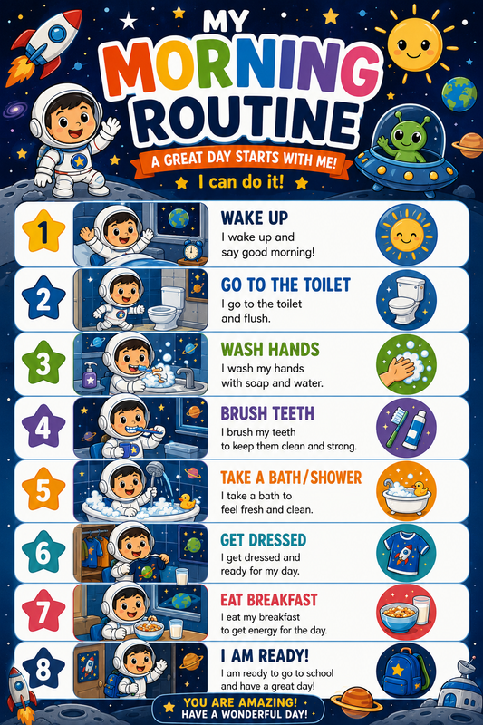 10 Daily Routine Visual Schedule Cards Per Theme | Printable PDF & PNG | Autism, ADHD, SPED & Preschool Visuals