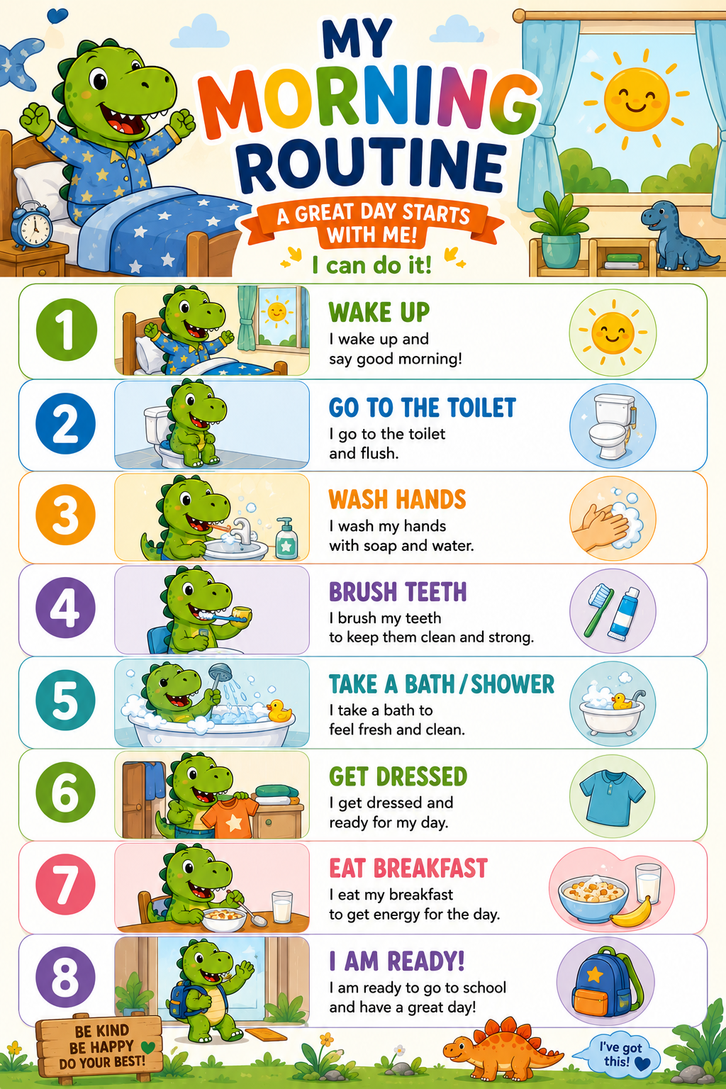 10 Daily Routine Visual Schedule Cards Per Theme | Printable PDF & PNG | Autism, ADHD, SPED & Preschool Visuals