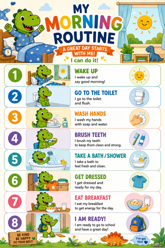 10 Daily Routine Visual Schedule Cards Per Theme | Printable PDF & PNG | Autism, ADHD, SPED & Preschool Visuals