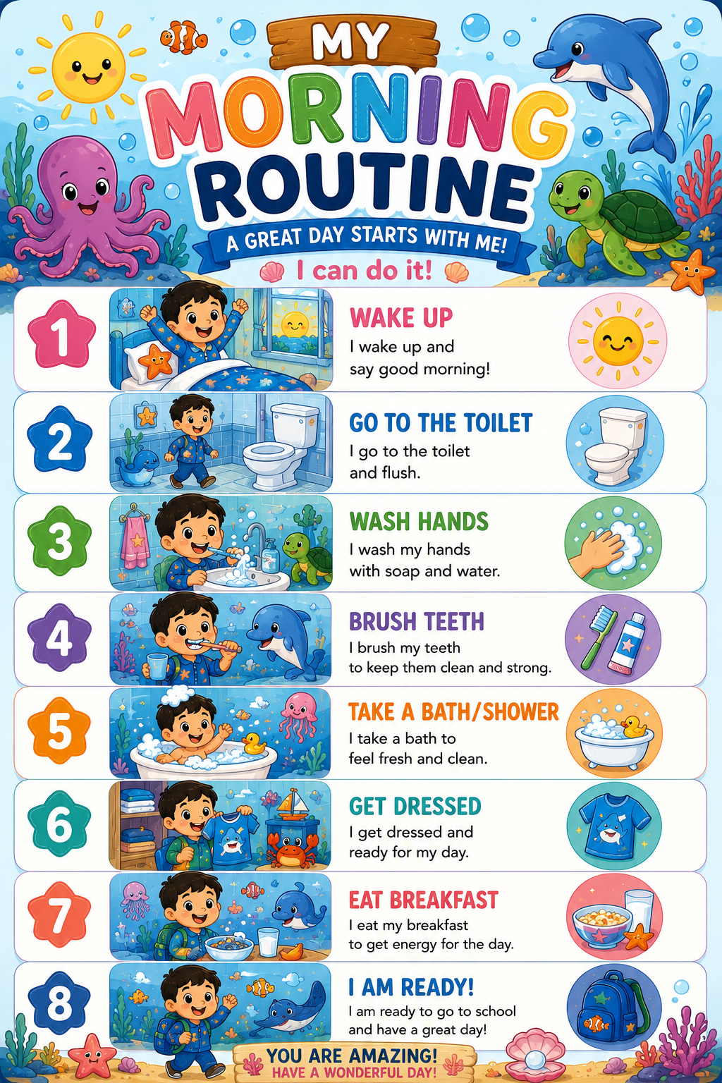 10 Daily Routine Visual Schedule Cards Per Theme | Printable PDF & PNG | Autism, ADHD, SPED & Preschool Visuals