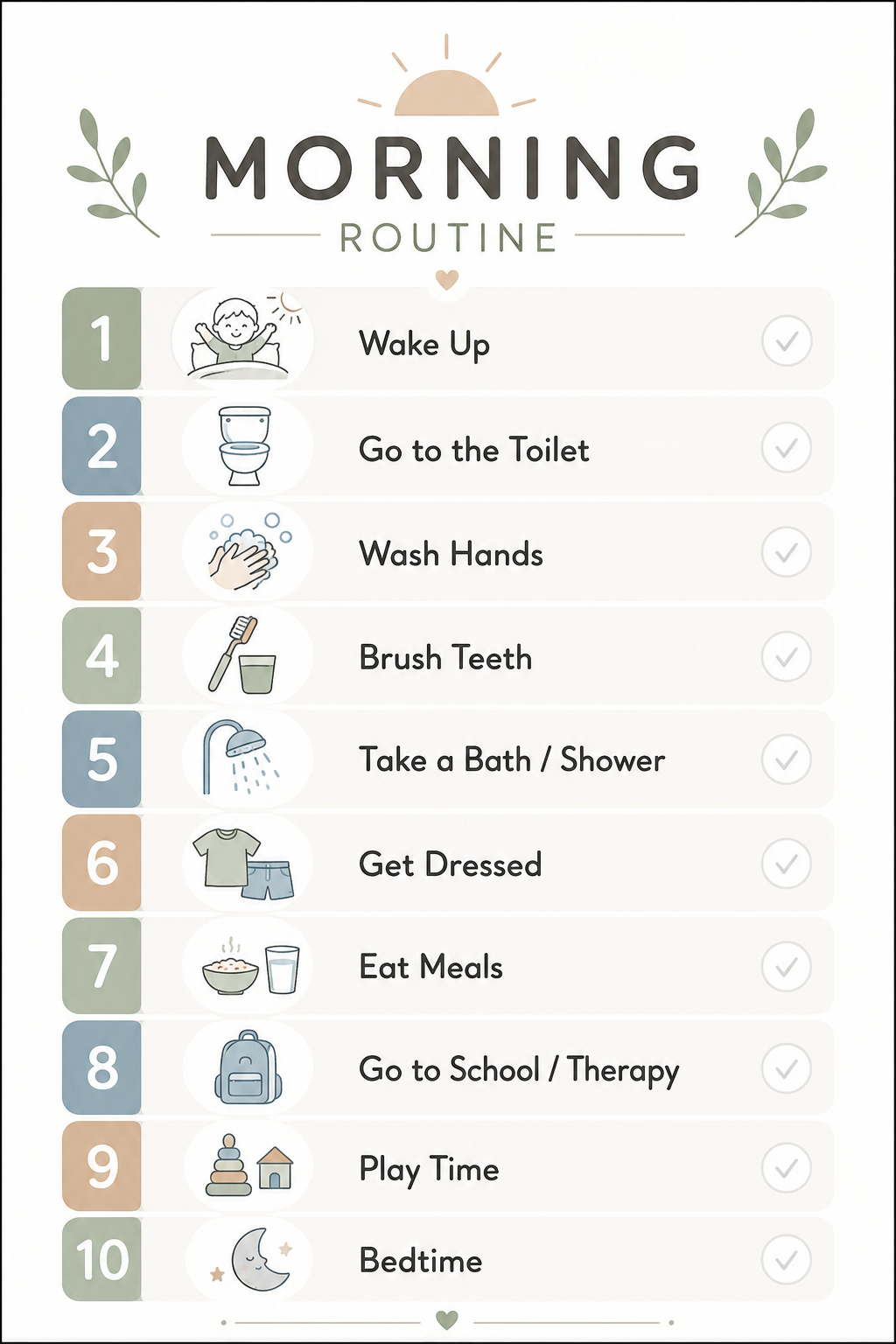 10 Daily Routine Visual Schedule Cards Per Theme | Printable PDF & PNG | Autism, ADHD, SPED & Preschool Visuals